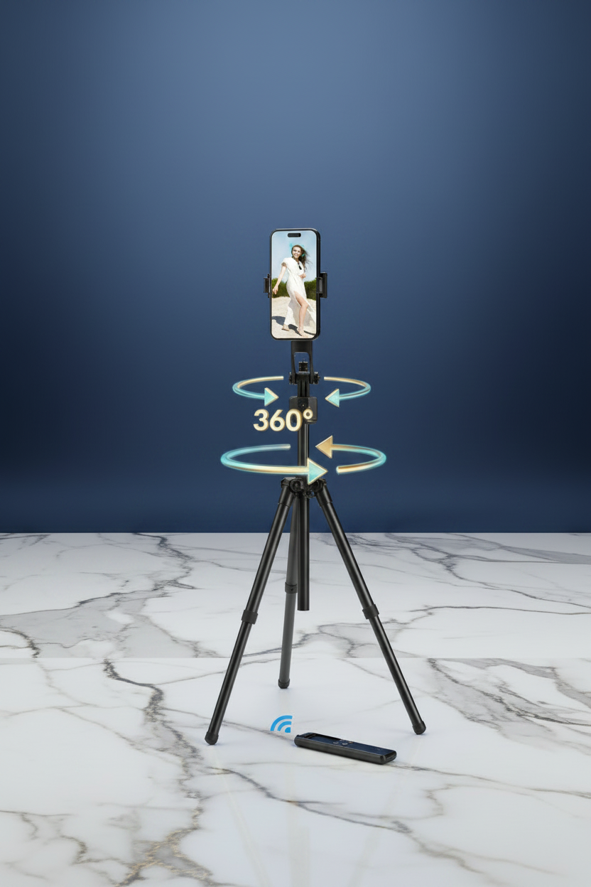C17 Smartphone Selfie Stick Smart  Stabilized Extendable Gimbal With Full Auto Mode