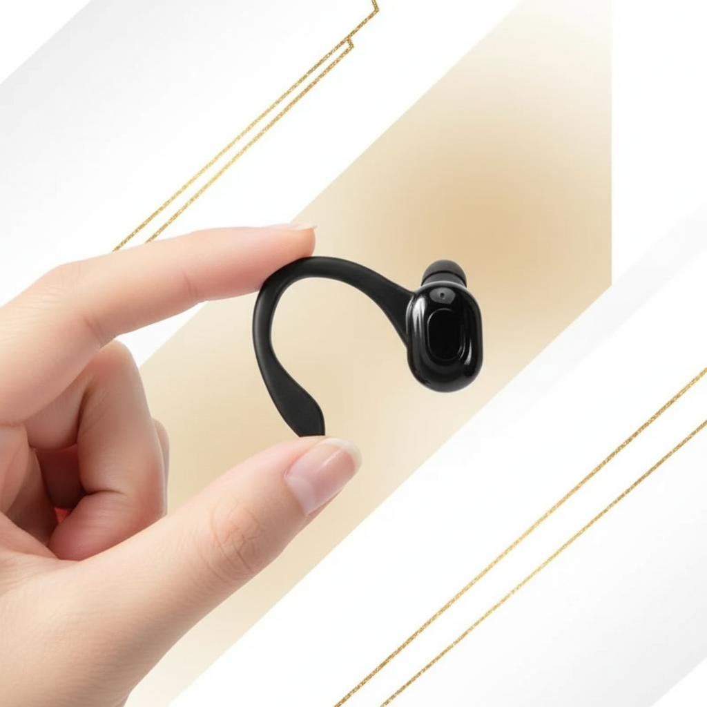 Alexia Nova Bluetooth 5.1 Ear Hook Earbuds — Wireless Stereo Earphones with Mic