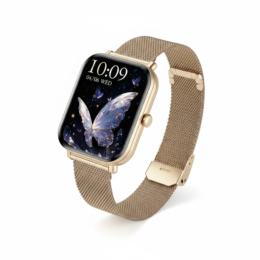 Alexia Nova KM66 Smartwatch — Health Monitoring & International Bluetooth Calling